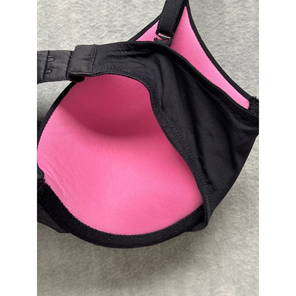 Victoria's Secret PINK Push Up Bra Black 34D Wear Everywhere Underwire - Picture 5 of 5